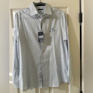 Beverly Hills polo club designer dress button shirt 15.5 M